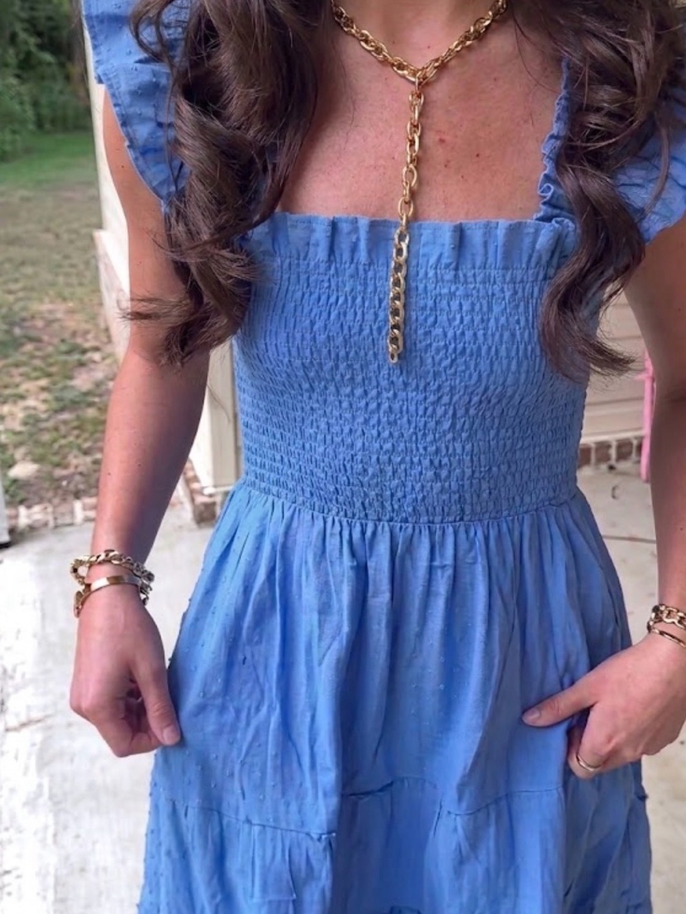 Hill House Ellie Nap Dress Blue Hydrangea